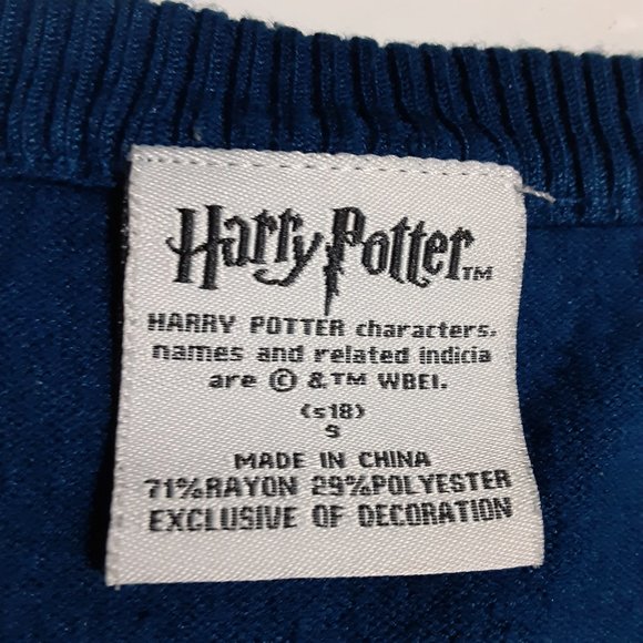 Harry Potter Women's Ravenclaw Button Up Sweater in Size S - Picture 5 of 5
